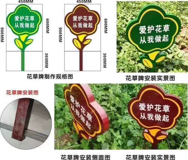 花草警示牌是否起到作用呢？
